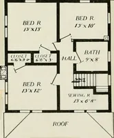 An illustration from Aladdin homes : "built in a day" Catalog no. 32 (1919)