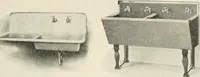 An illustration from Aladdin Manual of construction : containing practical methods covering every step necessary in the erection of Aladdin houses, barns, garages, etc. / prepared and illustrated by David S. Betcone (1918)