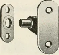 An illustration from Aladdin Manual of construction : containing practical methods covering every step necessary in the erection of Aladdin houses, barns, garages, etc. / prepared and illustrated by David S. Betcone (1918)