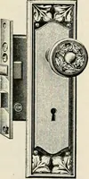 An illustration from Aladdin Manual of construction : containing practical methods covering every step necessary in the erection of Aladdin houses, barns, garages, etc. / prepared and illustrated by David S. Betcone (1918)
