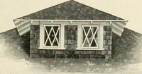 An illustration from Aladdin Manual of construction : containing practical methods covering every step necessary in the erection of Aladdin houses, barns, garages, etc. / prepared and illustrated by David S. Betcone (1918)