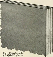 An illustration from Aladdin Manual of construction : containing practical methods covering every step necessary in the erection of Aladdin houses, barns, garages, etc. / prepared and illustrated by David S. Betcone (1918)