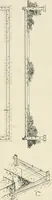 An illustration from Aladdin Manual of construction : containing practical methods covering every step necessary in the erection of Aladdin houses, barns, garages, etc. / prepared and illustrated by David S. Betcone (1918)