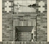 An illustration from Aladdin Manual of construction : containing practical methods covering every step necessary in the erection of Aladdin houses, barns, garages, etc. / prepared and illustrated by David S. Betcone (1918)