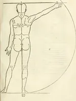 An illustration from Alberti Dvreri clarissimi pictoris et geometrae De symmetria partium humanorum corporum libri quatuor : è germanica lingua in latinam versi (1557)