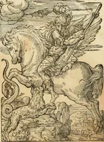 An illustration from Alberti Dvreri clarissimi pictoris et geometrae De symmetria partium humanorum corporum libri quatuor : è germanica lingua in latinam versi (1557)