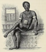 An illustration from The Albert N'yanza : great basin of the Nile, and explorations of the Nile sources (1866)