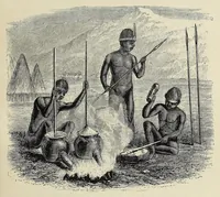An illustration from The Albert Nyanza, great basin of the Nile, and explorations of the Nile sources (1866)