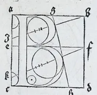 Picture 47 of 77 from Albertvs Dvrervs Nvrembergensis pictor hvivs aetatis celeberrimus, versus è Germanica lingua in Latinam : pictoribus, fabris aerariis ac lignariis, lapicidis, statuariis, & vniuersis demum qui circino, gnomone, libella, aut alioqui certa mensura opera sua examinant, propè necessarius, adeò exactè : quatuor his suaru[m] Institutionum geometricarum libris, lineas, superficies & solida corpora tractauit, adhibitis designationibus ad eam rem accommodatissimis : denuo ad scripti exemplaris fidem omnia diligenter recognita, emendatius iam in lucem exeunt (1535), leaf 131