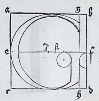 Picture 52 of 77 from Albertvs Dvrervs Nvrembergensis pictor hvivs aetatis celeberrimus, versus è Germanica lingua in Latinam : pictoribus, fabris aerariis ac lignariis, lapicidis, statuariis, & vniuersis demum qui circino, gnomone, libella, aut alioqui certa mensura opera sua examinant, propè necessarius, adeò exactè : quatuor his suaru[m] Institutionum geometricarum libris, lineas, superficies & solida corpora tractauit, adhibitis designationibus ad eam rem accommodatissimis : denuo ad scripti exemplaris fidem omnia diligenter recognita, emendatius iam in lucem exeunt (1535), leaf 135