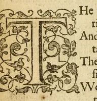 An illustration from Albions England : a continued historie of the same kingdome, from the originals of the first inhabitants thereof : with most the chiefe alterations and accidents theare hapning, vnto, and in the happie raigne of our now most gracious soueraigne, Queene Elizabeth : not barren in varietie of inuentiue and historicall intermixtures (1602)