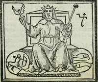 An illustration from Albumasar, De magnis [con]iunctionibus, anno[rum] reuolutio[n]ibus, ac eo[rum] profectionibus octo [con]tines tractatus (1515)