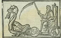 An illustration from Albumasar, De magnis [con]iunctionibus, anno[rum] reuolutio[n]ibus, ac eo[rum] profectionibus octo [con]tines tractatus (1515)