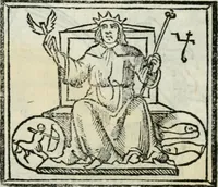 An illustration from Albumasar, De magnis [con]iunctionibus, anno[rum] reuolutio[n]ibus, ac eo[rum] profectionibus octo [con]tines tractatus (1515)