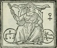 An illustration from Albumasar, De magnis [con]iunctionibus, anno[rum] reuolutio[n]ibus, ac eo[rum] profectionibus octo [con]tines tractatus (1515)