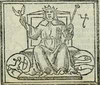 An illustration from Albumasar, De magnis [con]iunctionibus, anno[rum] reuolutio[n]ibus, ac eo[rum] profectionibus octo [con]tines tractatus (1515)