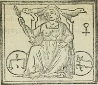An illustration from Albumasar, De magnis [con]iunctionibus, anno[rum] reuolutio[n]ibus, ac eo[rum] profectionibus octo [con]tines tractatus (1515)