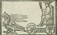 An illustration from Albumasar, De magnis [con]iunctionibus, anno[rum] reuolutio[n]ibus, ac eo[rum] profectionibus octo [con]tines tractatus (1515)