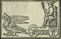 An illustration from Albumasar, De magnis [con]iunctionibus, anno[rum] reuolutio[n]ibus, ac eo[rum] profectionibus octo [con]tines tractatus (1515)