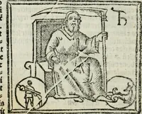 An illustration from Albumasar, De magnis [con]iunctionibus, anno[rum] reuolutio[n]ibus, ac eo[rum] profectionibus octo [con]tines tractatus (1515)