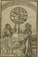 An illustration from Albumasar, De magnis [con]iunctionibus, anno[rum] reuolutio[n]ibus, ac eo[rum] profectionibus octo [con]tines tractatus (1515)