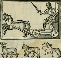 An illustration from Albumasar, De magnis [con]iunctionibus, anno[rum] reuolutio[n]ibus, ac eo[rum] profectionibus octo [con]tines tractatus (1515)