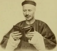 An illustration from Album chinois : ce petit album est destiné à faire connaître les véritables costumes des habitants du Céleste Empire ... : on a réuni aussi les portraits des missionnaires de la Compagnie de Jésus .. (1860)