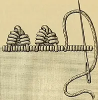 An illustration from Album de broderies au point de croix (1885)