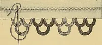 An illustration from Album de broderies au point de croix (1885)