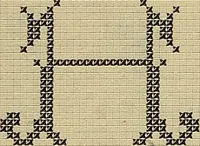An illustration from Album de broderies au point de croix (1885)