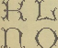 An illustration from Album de broderies au point de croix (1885)