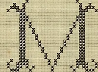 An illustration from Album de broderies au point de croix (1885)