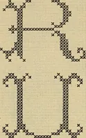 An illustration from Album de broderies au point de croix (1885)