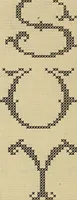 An illustration from Album de broderies au point de croix (1885)