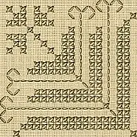An illustration from Album de broderies au point de croix (1885)