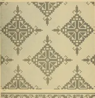 An illustration from Album de broderies au point de croix (1885)