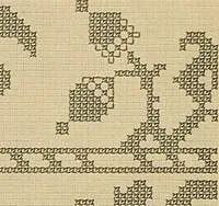 An illustration from Album de broderies au point de croix (1885)