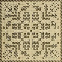 An illustration from Album de broderies au point de croix (1885)
