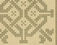 An illustration from Album de broderies au point de croix (1885)