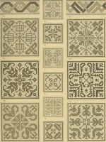 An illustration from Album de broderies au point de croix (1885)
