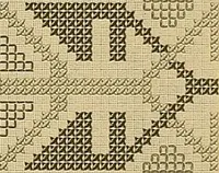 An illustration from Album de broderies au point de croix (1885)