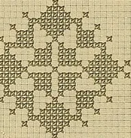 An illustration from Album de broderies au point de croix (1885)