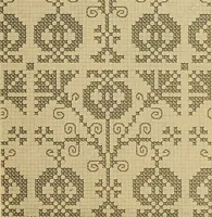 An illustration from Album de broderies au point de croix (1885)