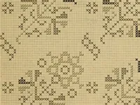 An illustration from Album de broderies au point de croix (1885)