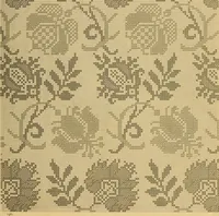 An illustration from Album de broderies au point de croix (1885)