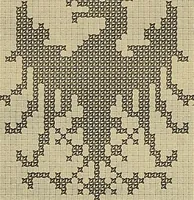 Picture 76 of 86 from Album de broderies au point de croix (1885), leaf 72