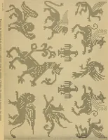 An illustration from Album de broderies au point de croix (1885)