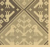 An illustration from Album de broderies au point de croix (1890)