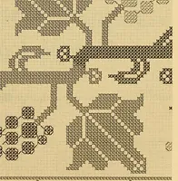 An illustration from Album de broderies au point de croix (1890)