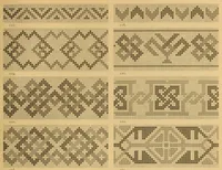 An illustration from Album de broderies au point de croix (1890)